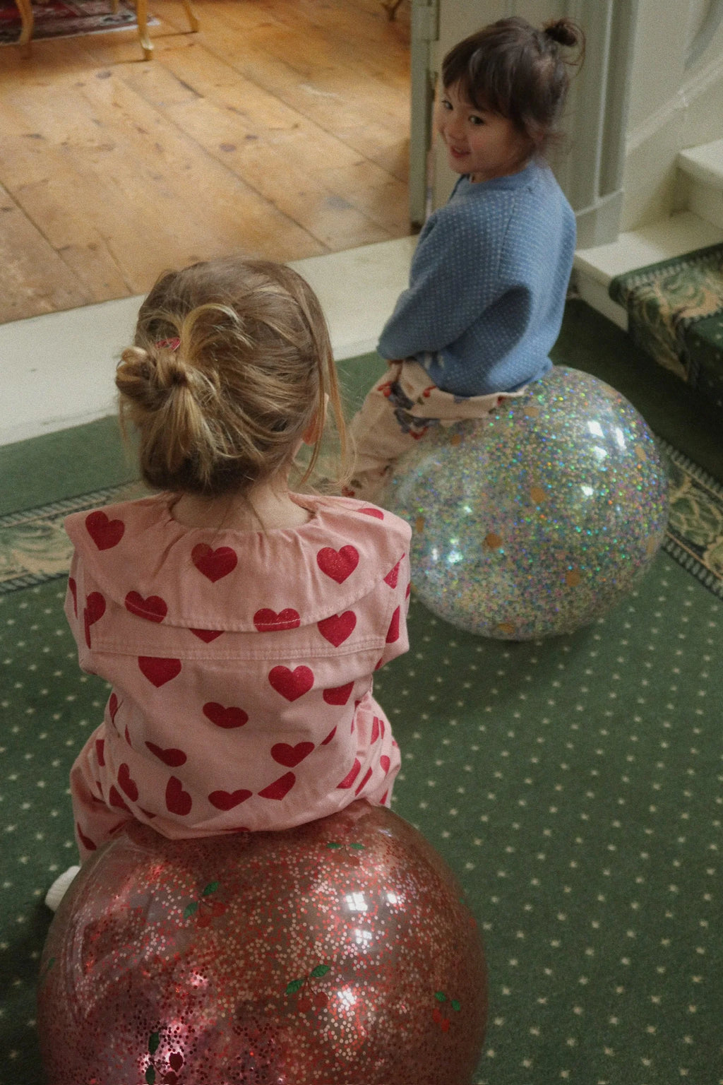 GLITTER JUMP BALL CHERRY - Konges Sløjd