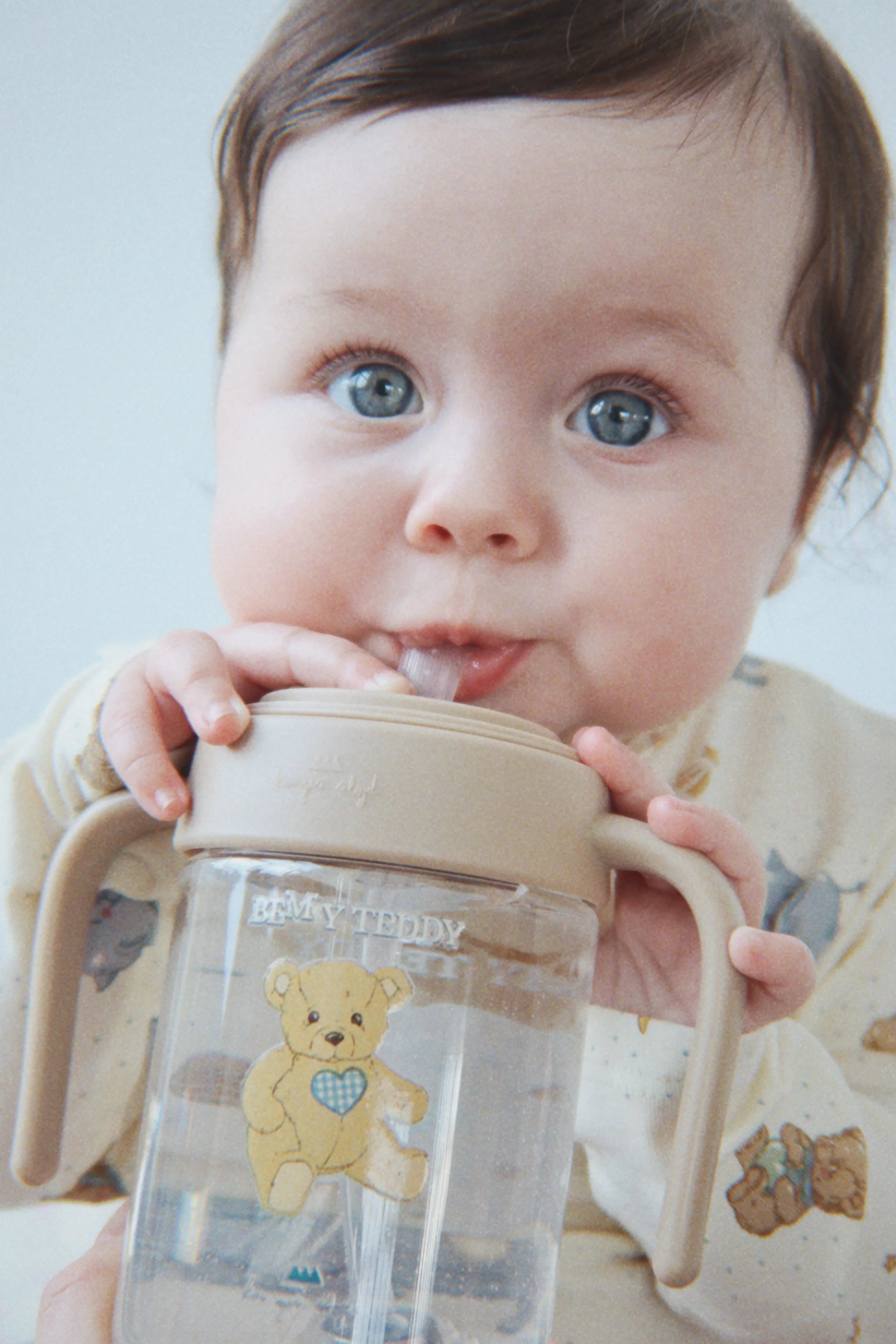 Gourde Enfant avec Paille et Anses Teddy