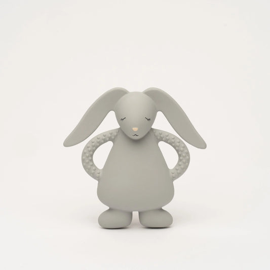 Jouet de dentition lapin - silver - MOONIE