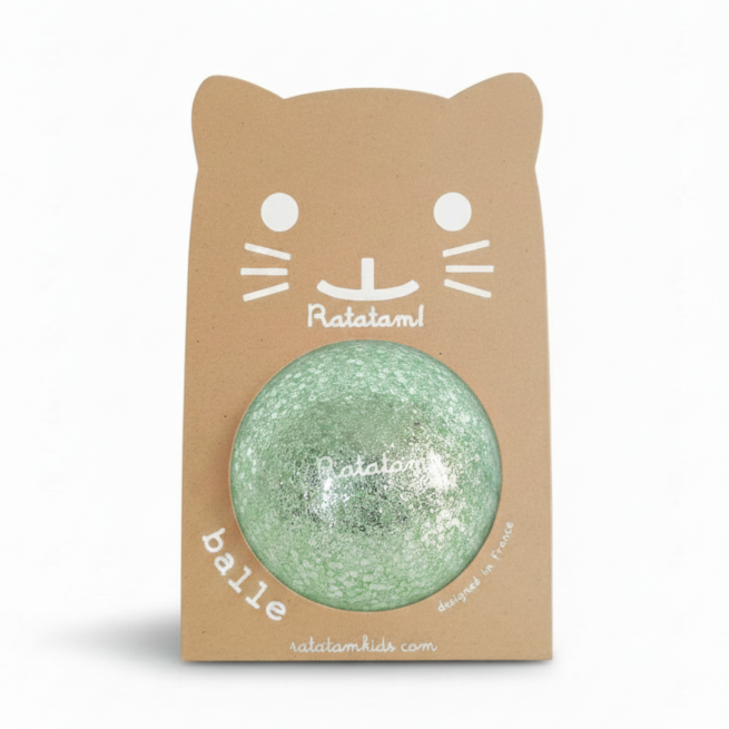 Balle mini shiny 10 cm – Bleu