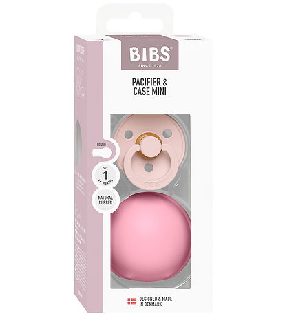 BIBS Colour Tétine/Boîte à tétine - Taille 1 - Tour - Petal/Baby