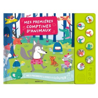Mes premiers livres à écouter - Mes premiers comptines d'animaux
