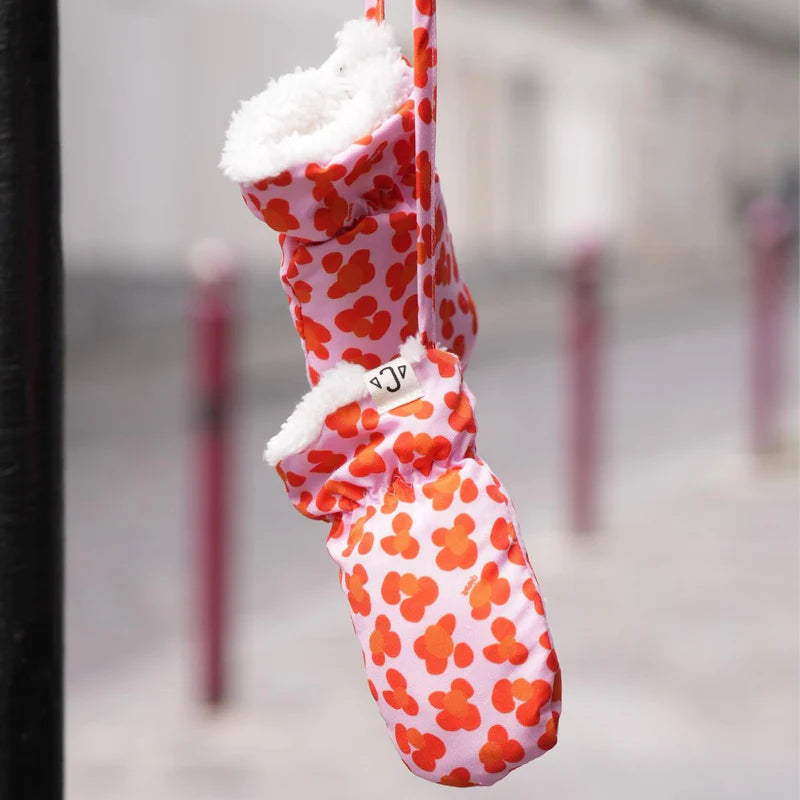 Moufles Imperméables Fleurs Léo | Enfant