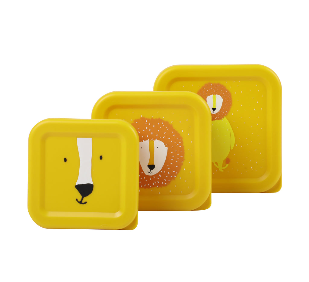 Boîtes à goûter - 3 pièces - Mr. Lion
