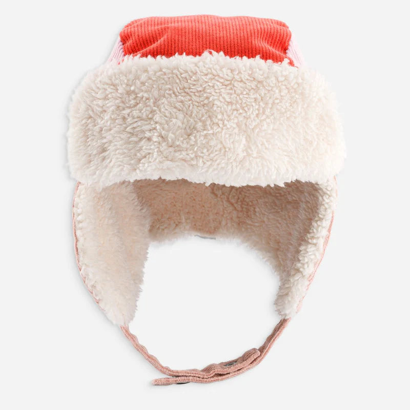 Chapka Tricolore Velours Gla Gla Club | Roses & Orange