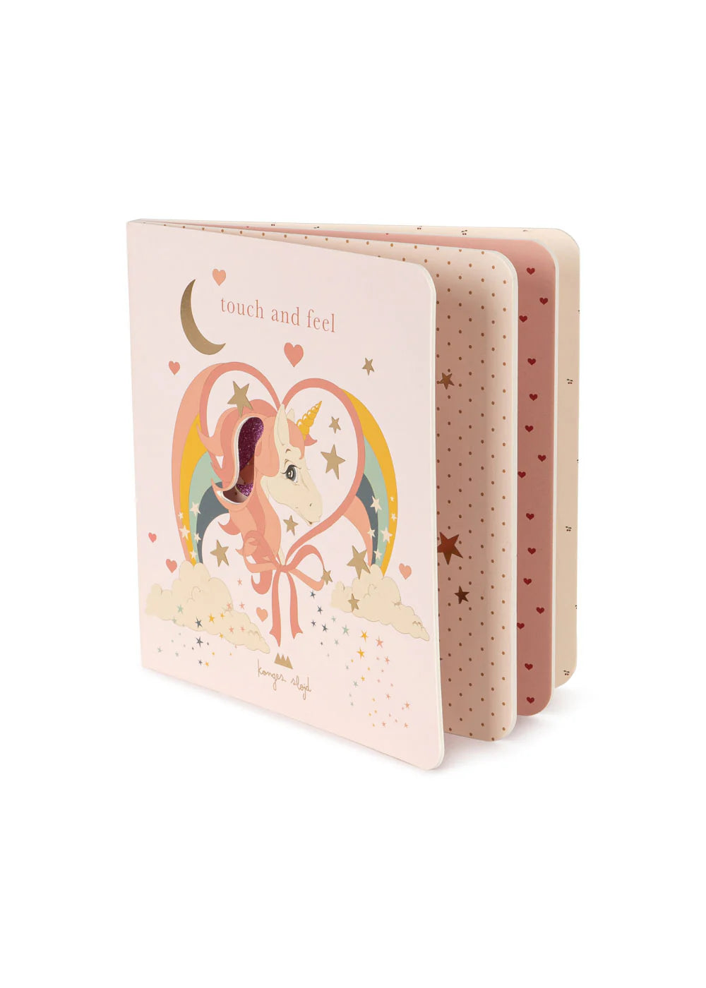 Livre d'éveil tactile licorne