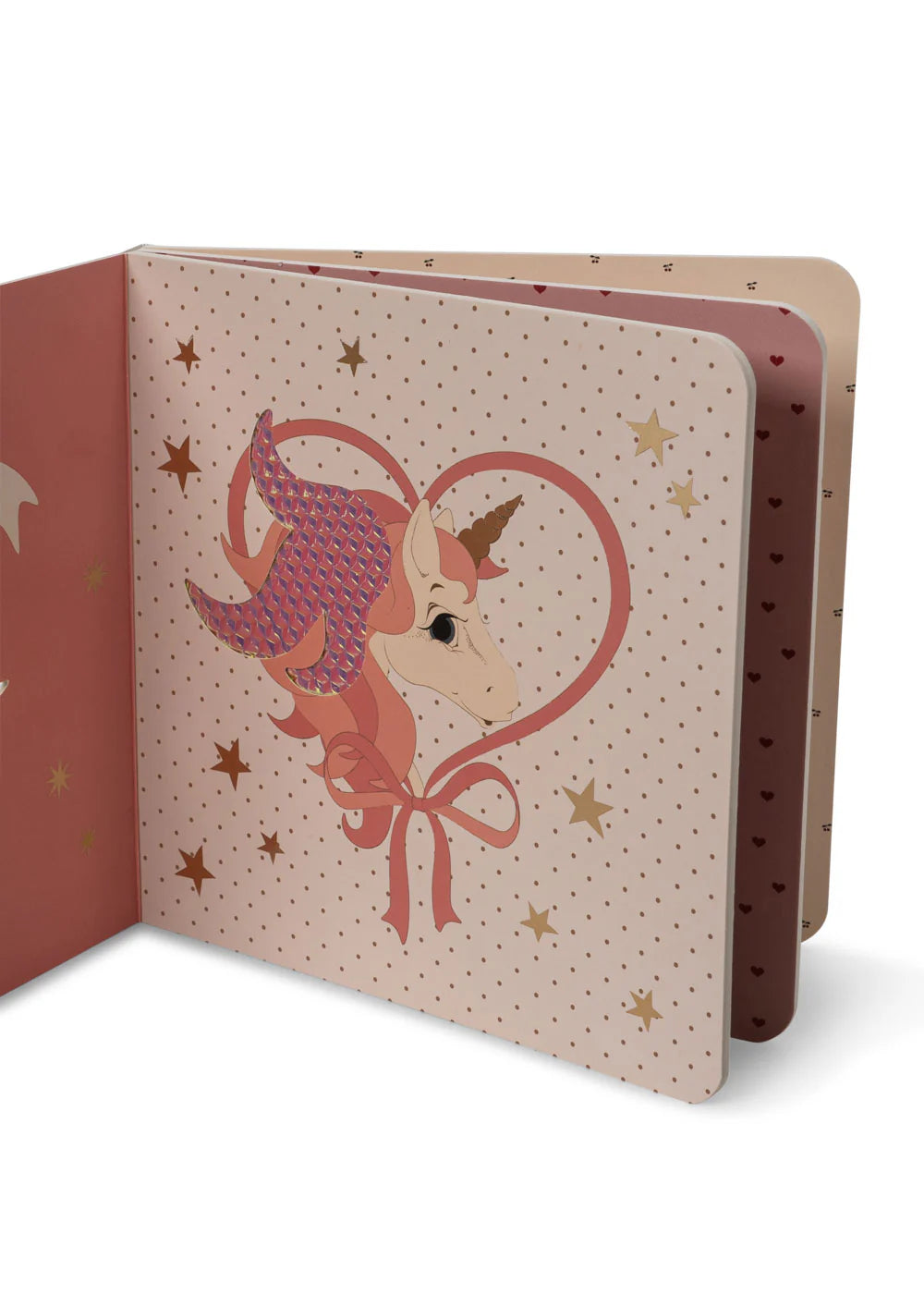 Livre d'éveil tactile licorne