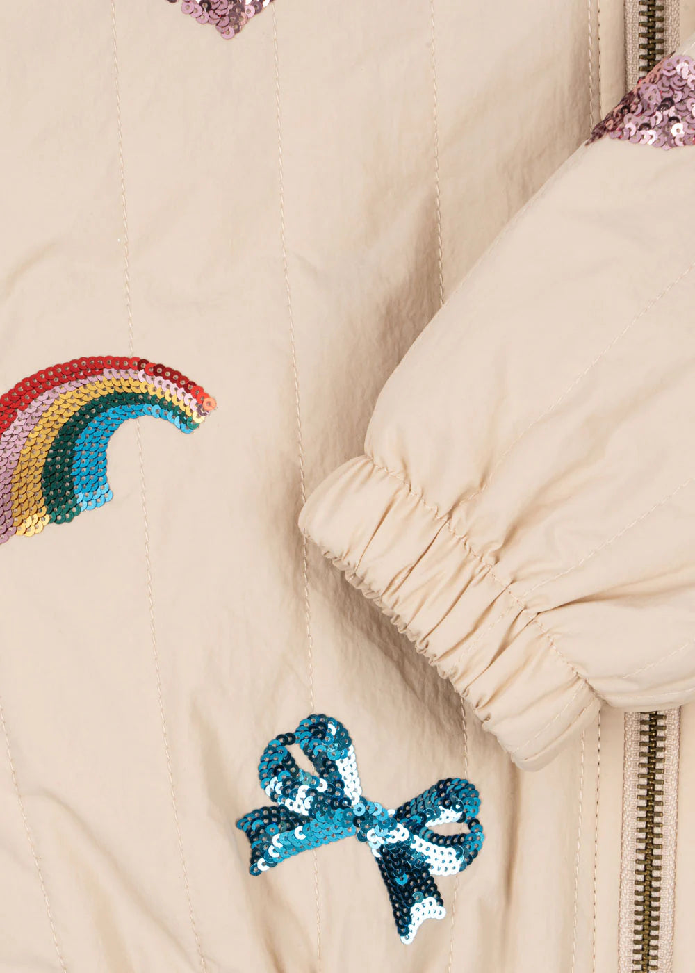 Veste bomber à paillettes - juno