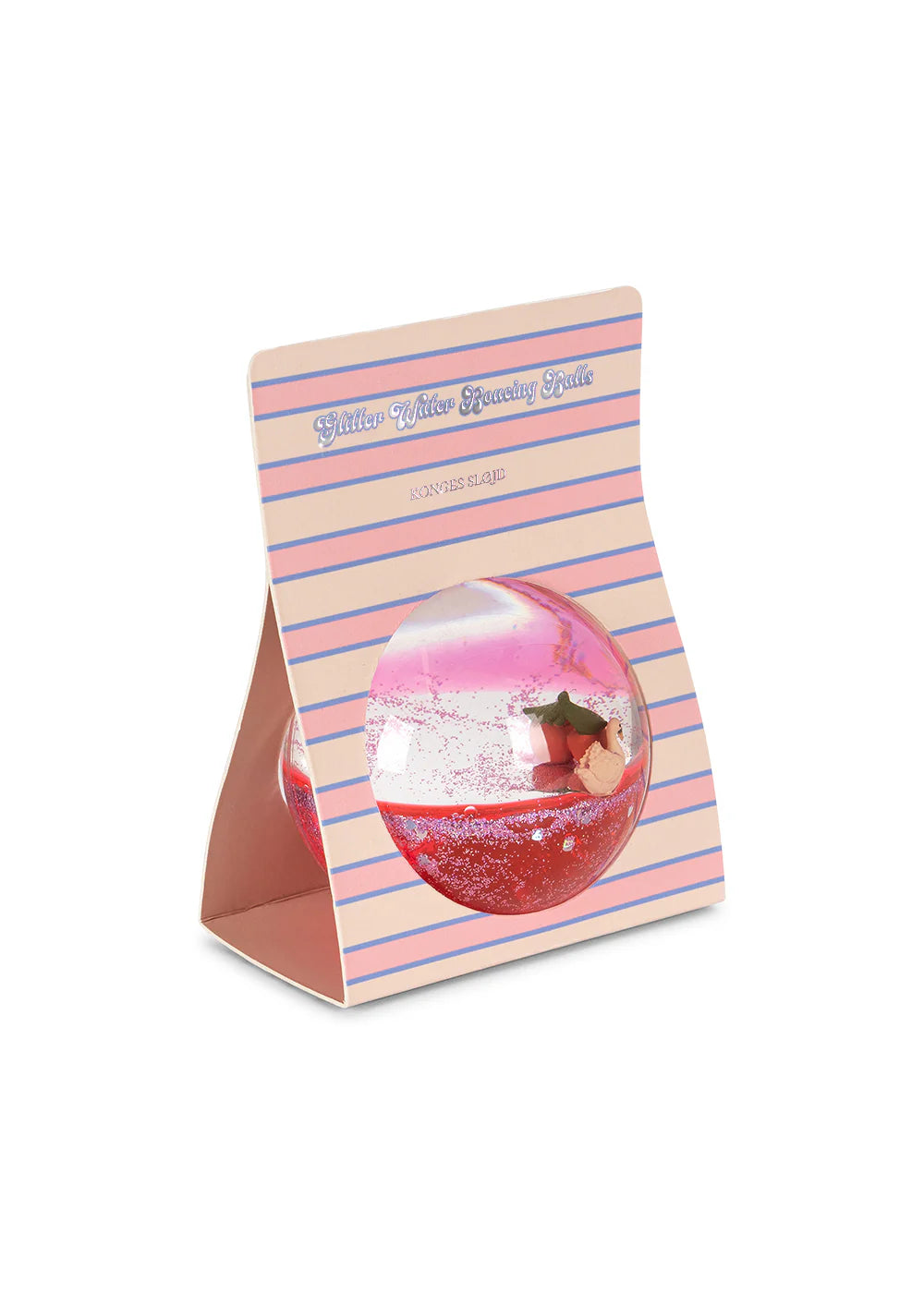 GLITTER WATER BALL CHERRY - Konges Sløjd