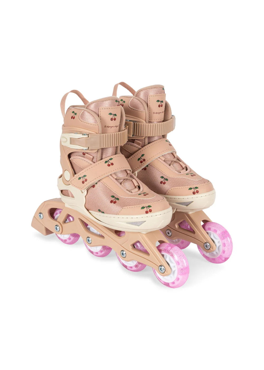 Patins à roulettes lumineux - Cerise