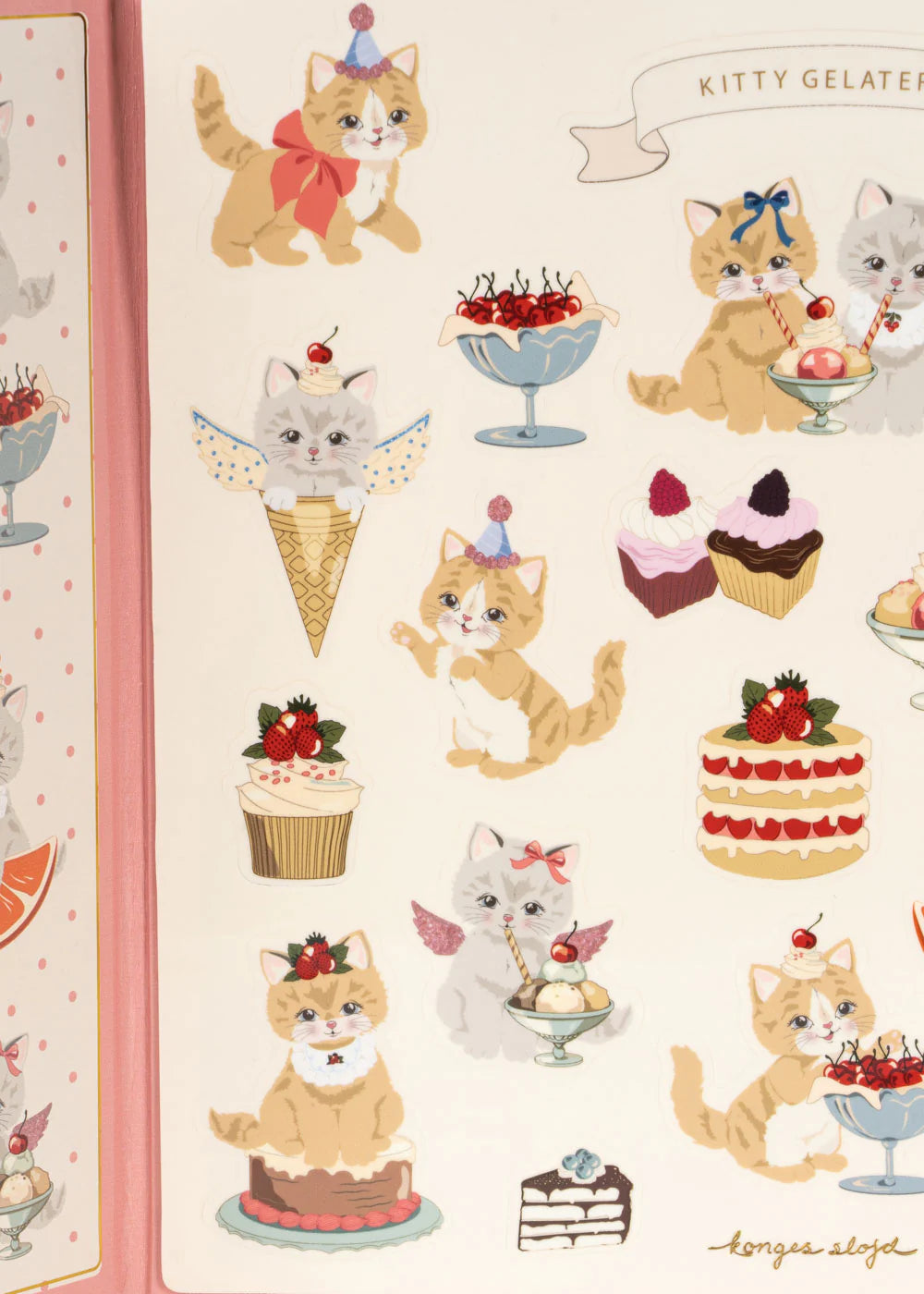 Carnet d’autocollants - My sticker universe - KONGES SLOJD