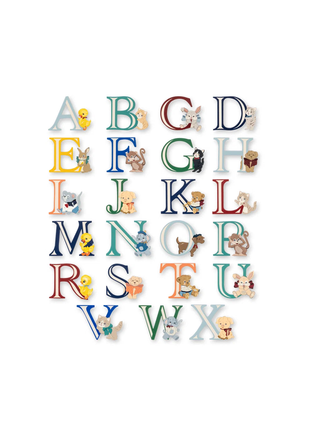 Lettres décoratives de porte