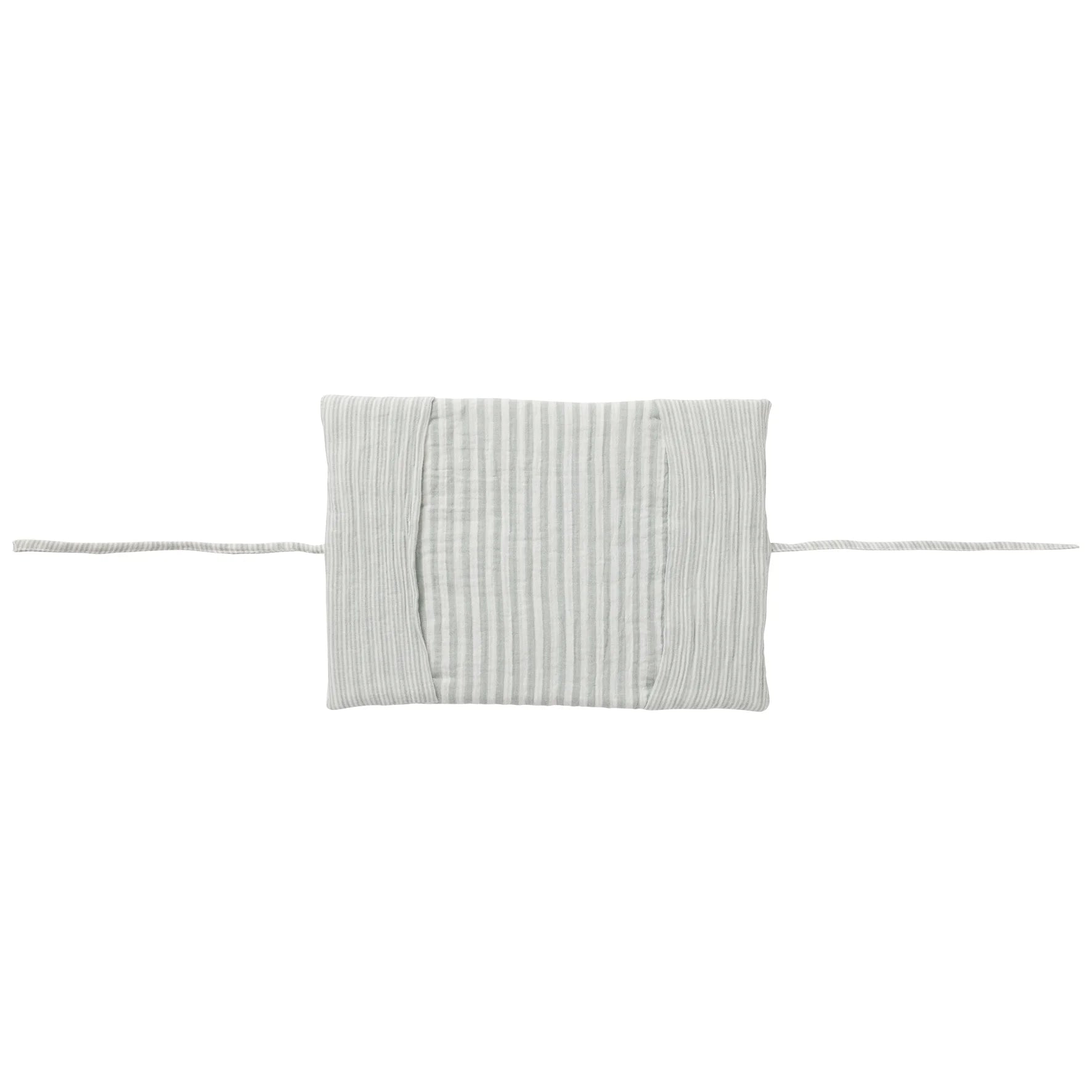 Protège-carnet de santé rayé vert de gris – Soft Stripes - BB&Co