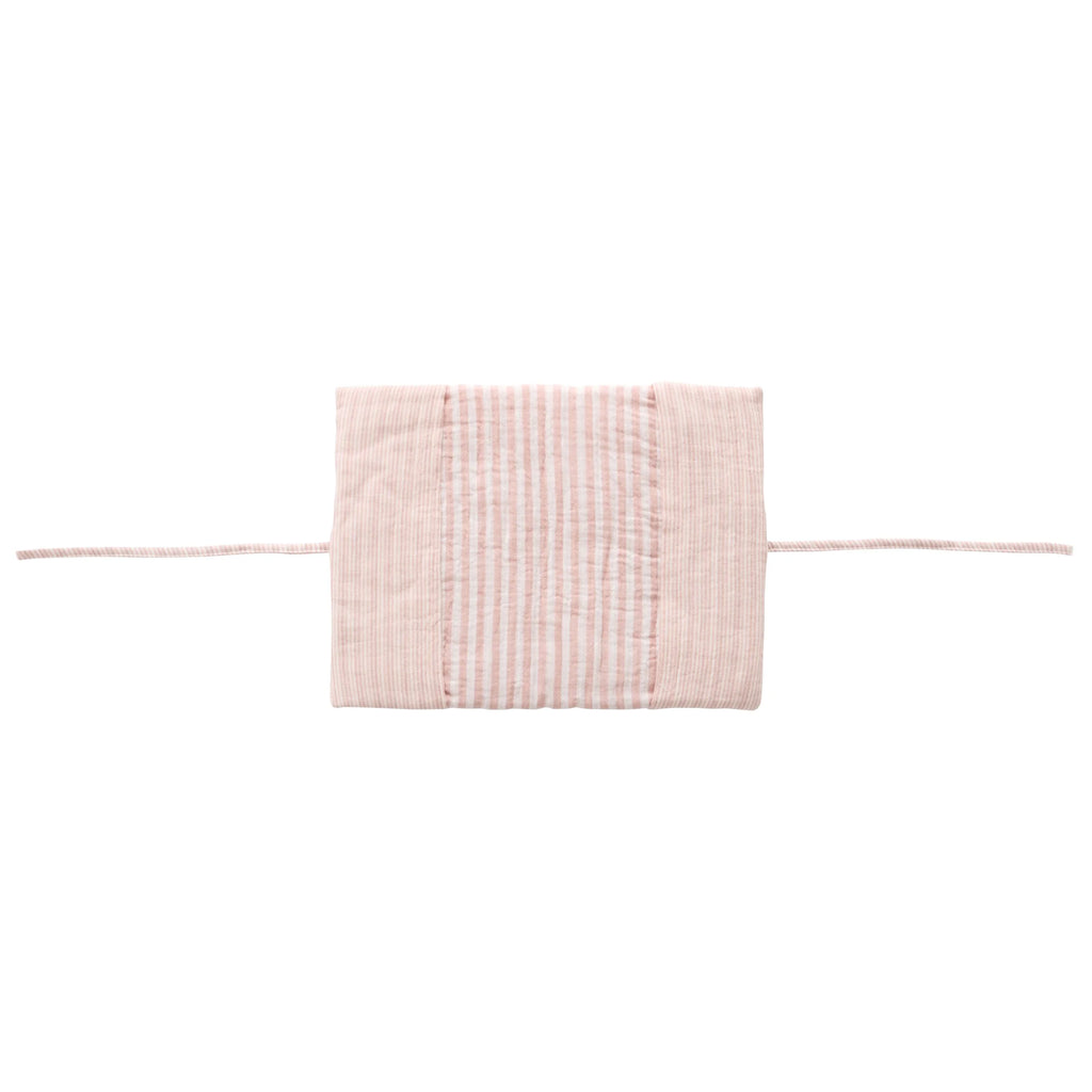 Protège-carnet de santé rayé vieux rose – Soft Stripes - BB&Co