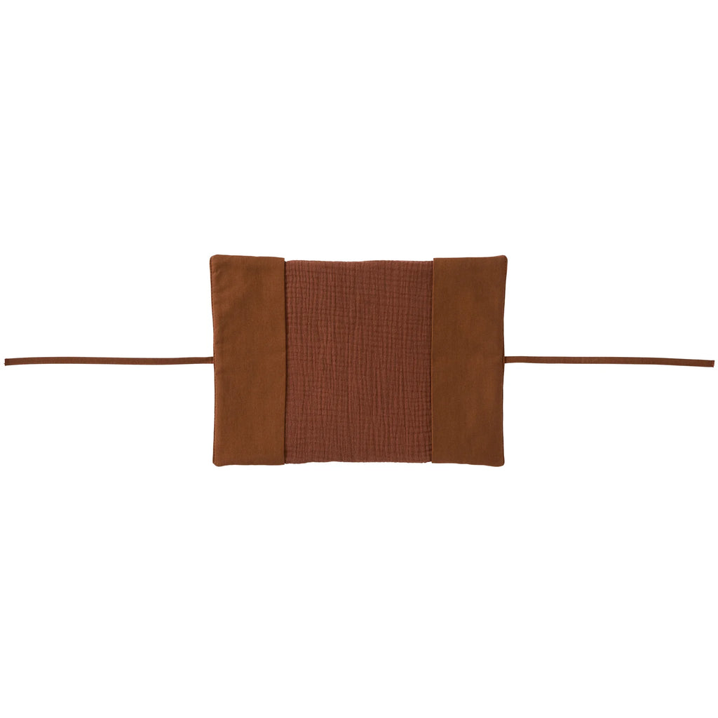 Protège-carnet de santé gaze de coton toffee – Mix & Match