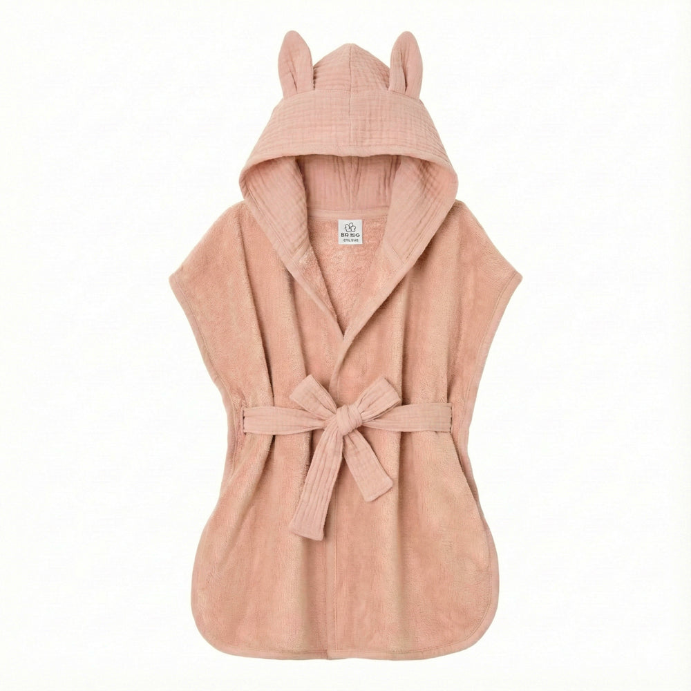 Peignoir bambou et gaze Mocha - BB&Co