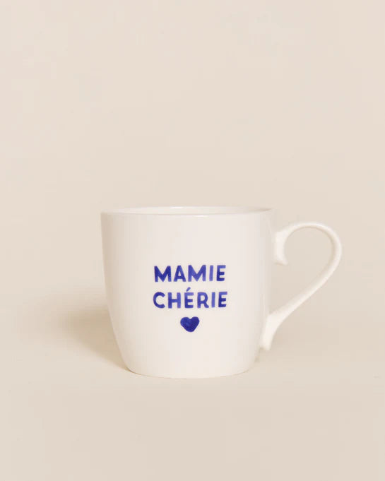 Le mug Mamie Chérie - bleu