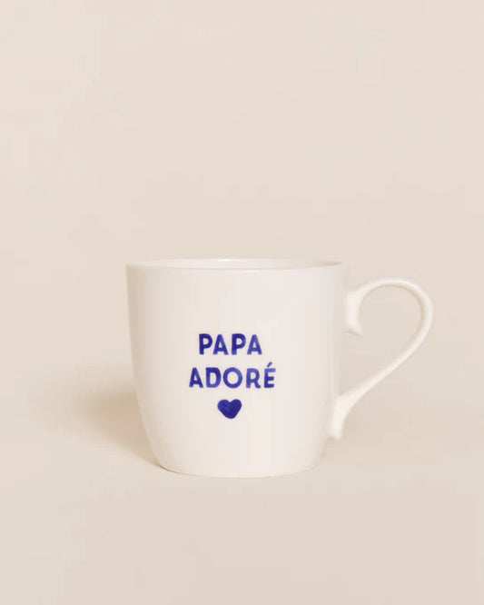 Le mug Papa Adoré - bleu