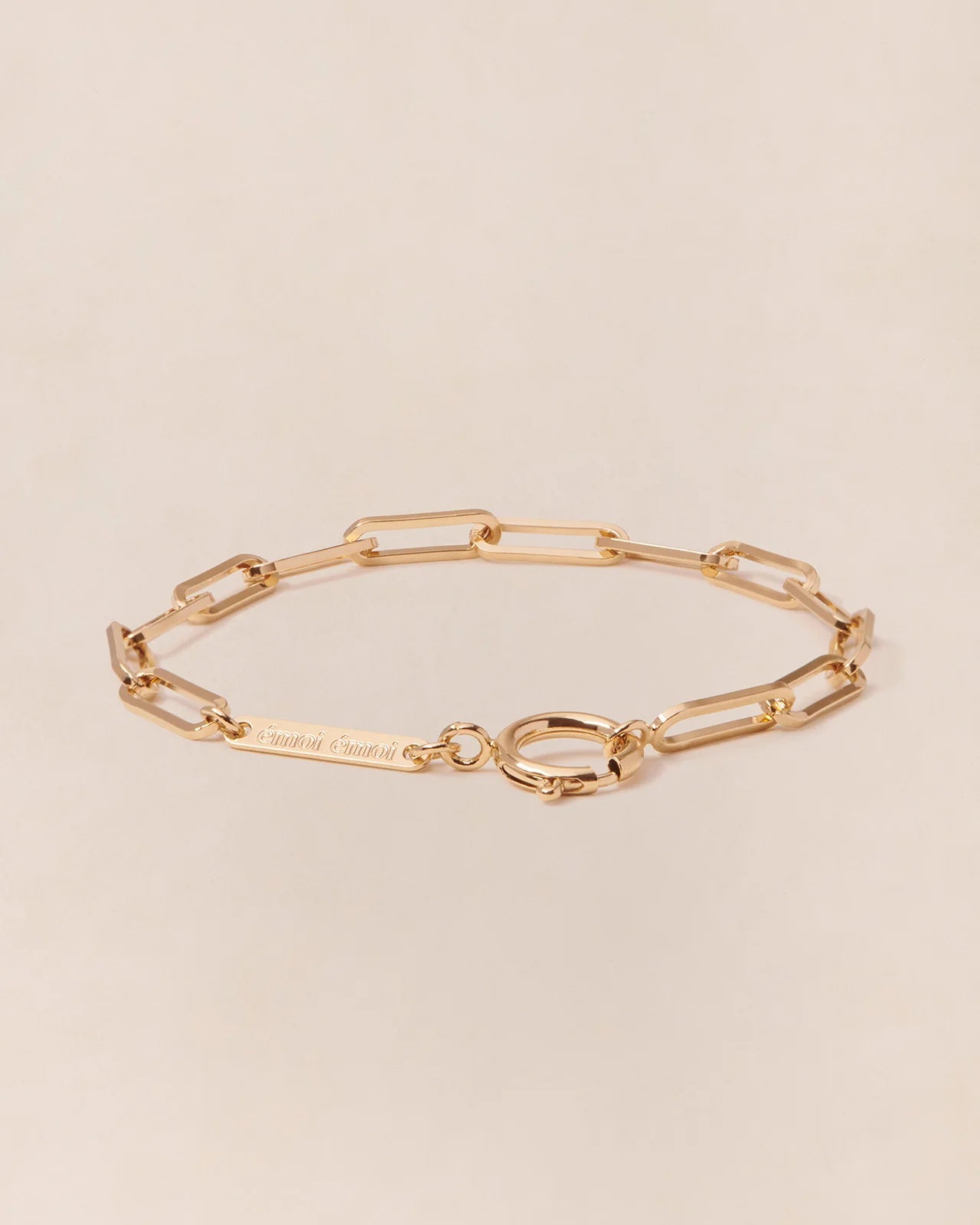 Le bracelet maillons XL doré à l'or fin 24 carats - 18cm