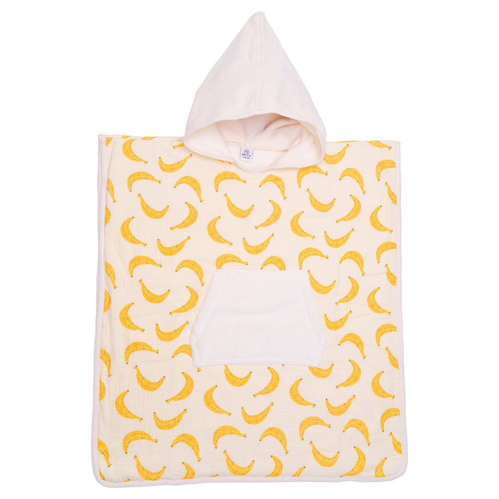 Trousse de toilette gaze de coton (doublé coton enduit) imp. croissants - BB&Co