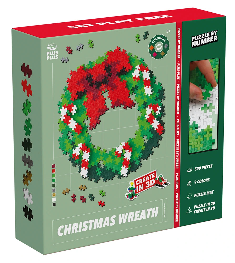 Puzzle Couronne de Noël – 500 Pcs