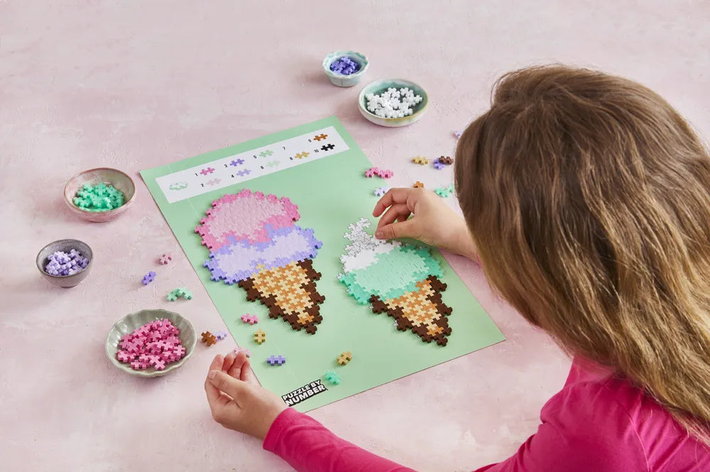 Puzzle Cornet de Glaces - 250 Pcs - PLUSPLUS