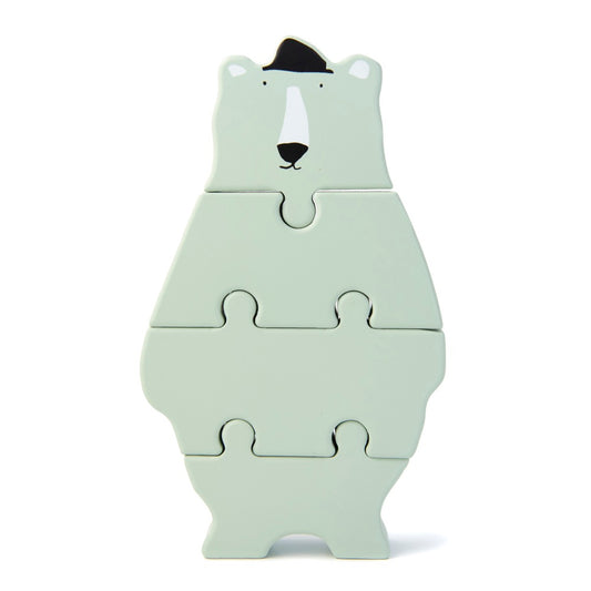 Puzzle formes animaux en bois - Mr Bear