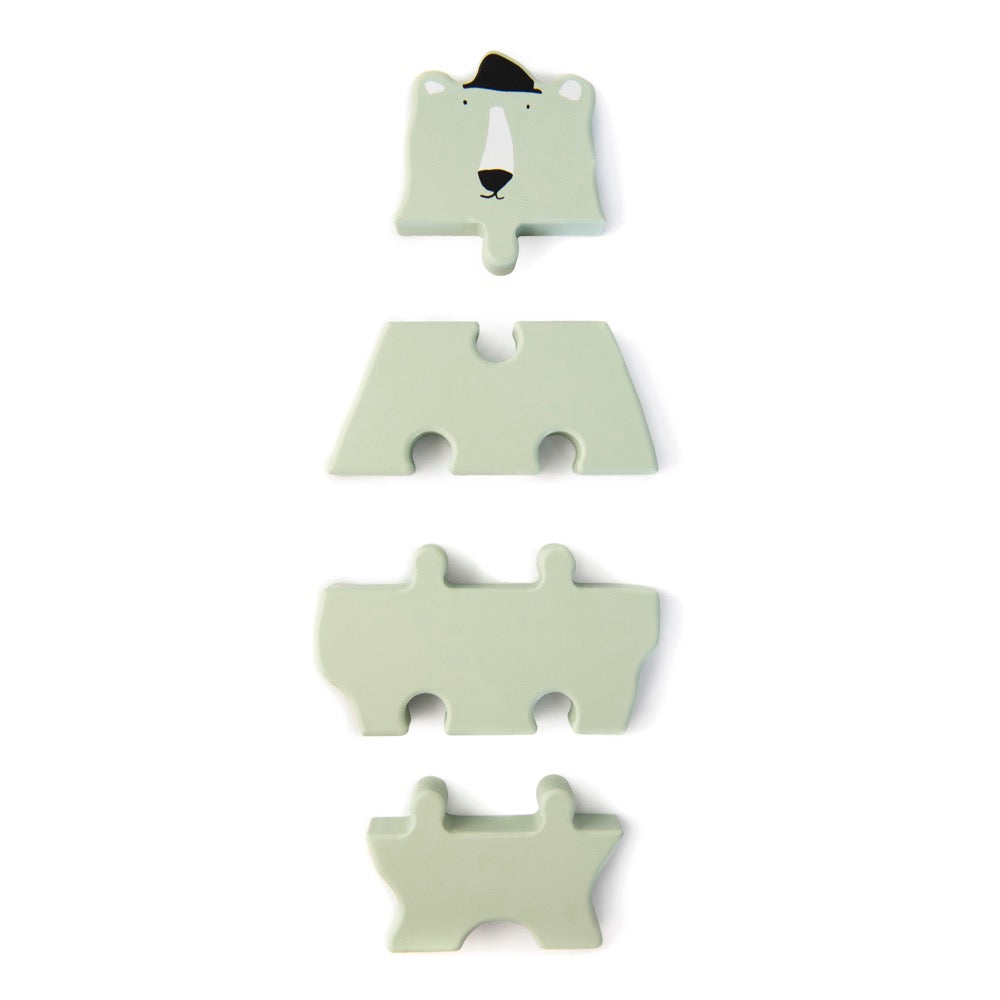 Puzzle formes animaux en bois - Mr Bear