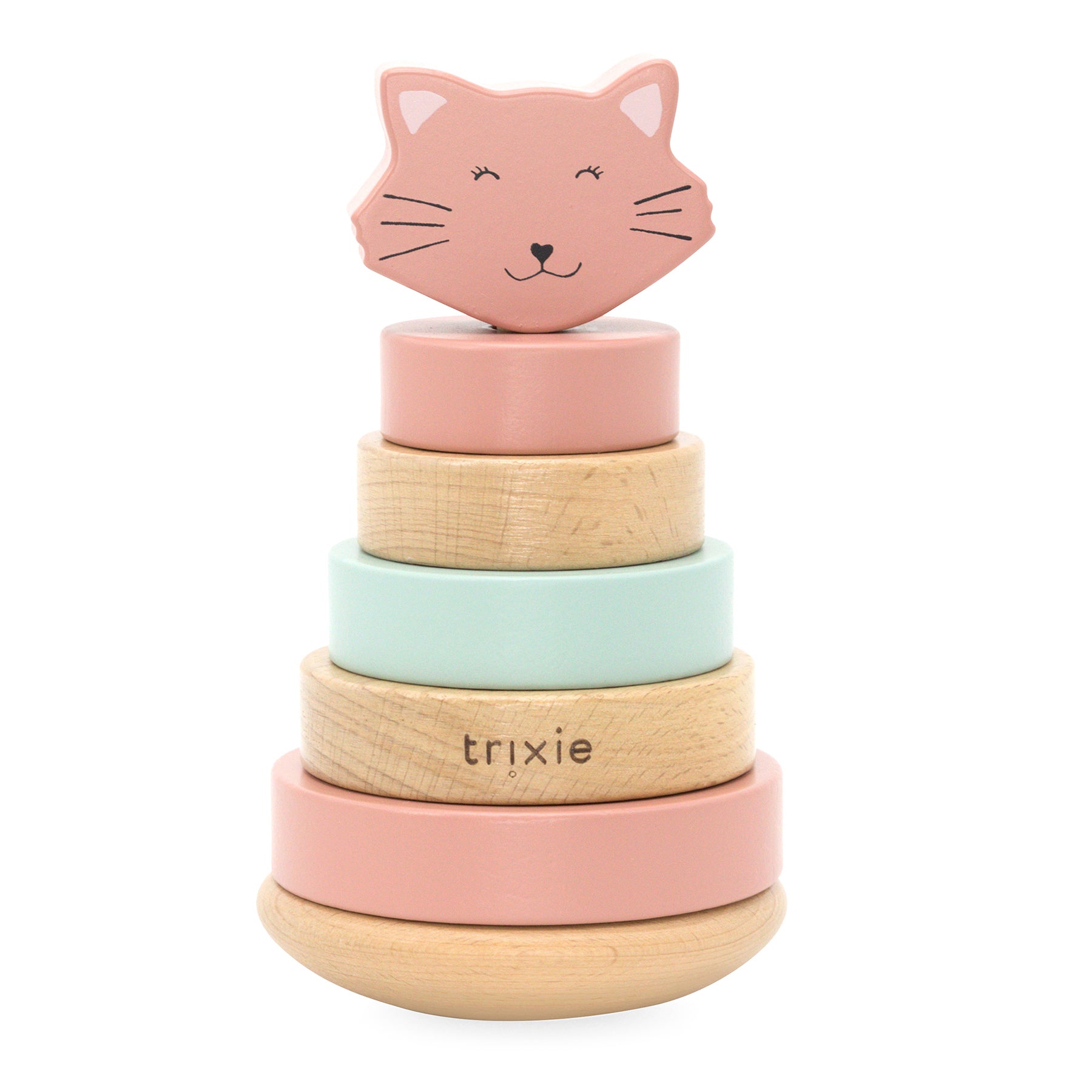 Tour à empiler en bois - Mr. Chat
