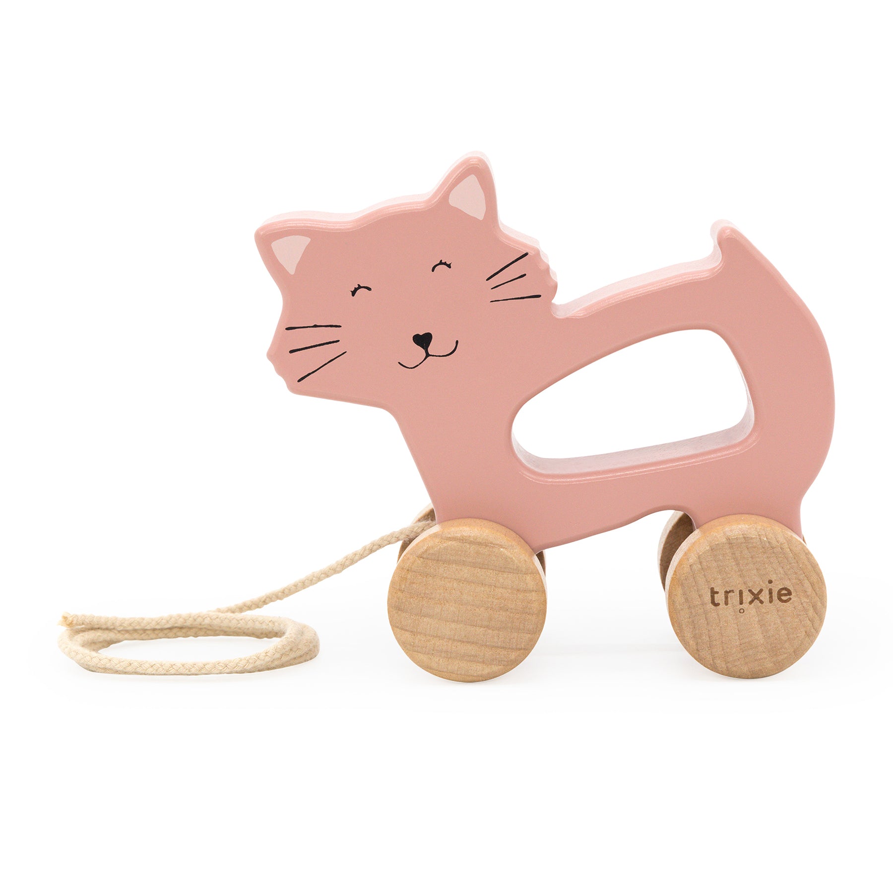 Jouet à tirer en bois - Mr. Chat