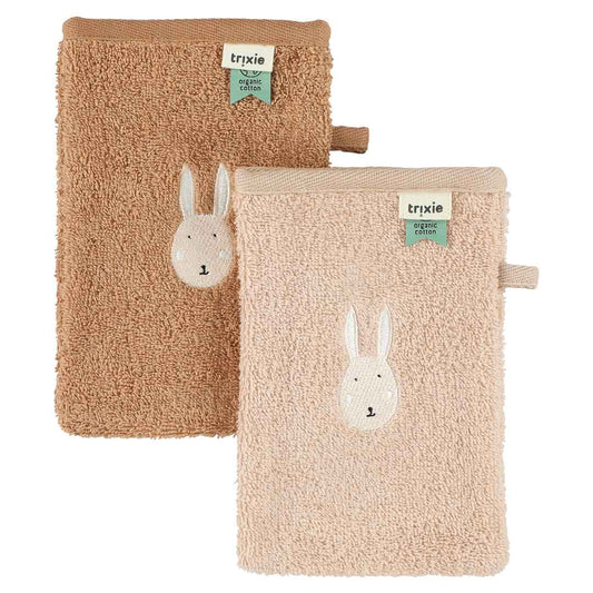 Gants de toilette 2-pack - Aura Rabbit