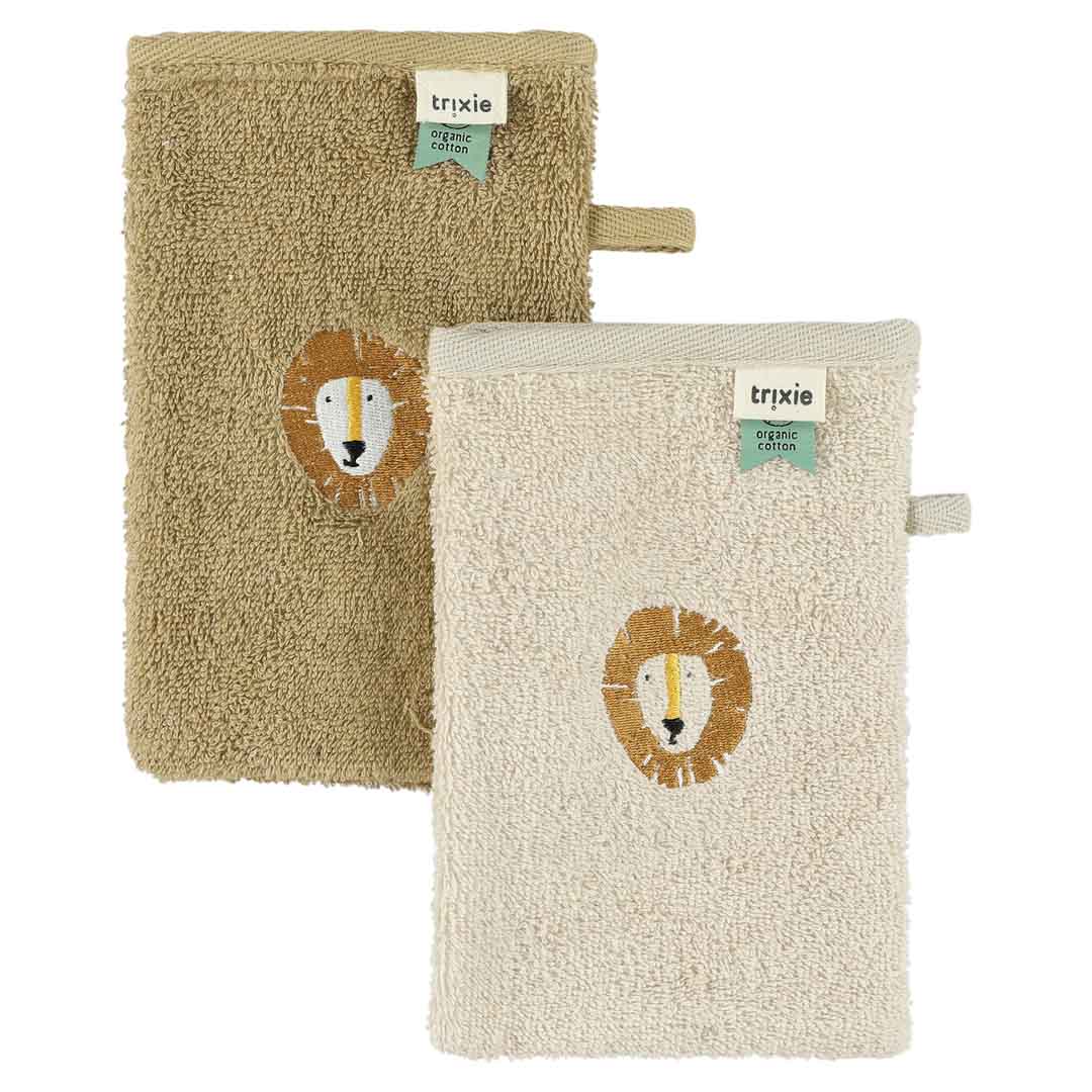 Gants de toilette 2-pack - Aura Lion