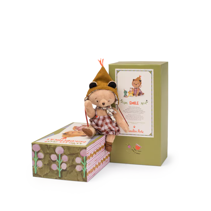 Peluche Emile le petit ours "Les Minouchkas"