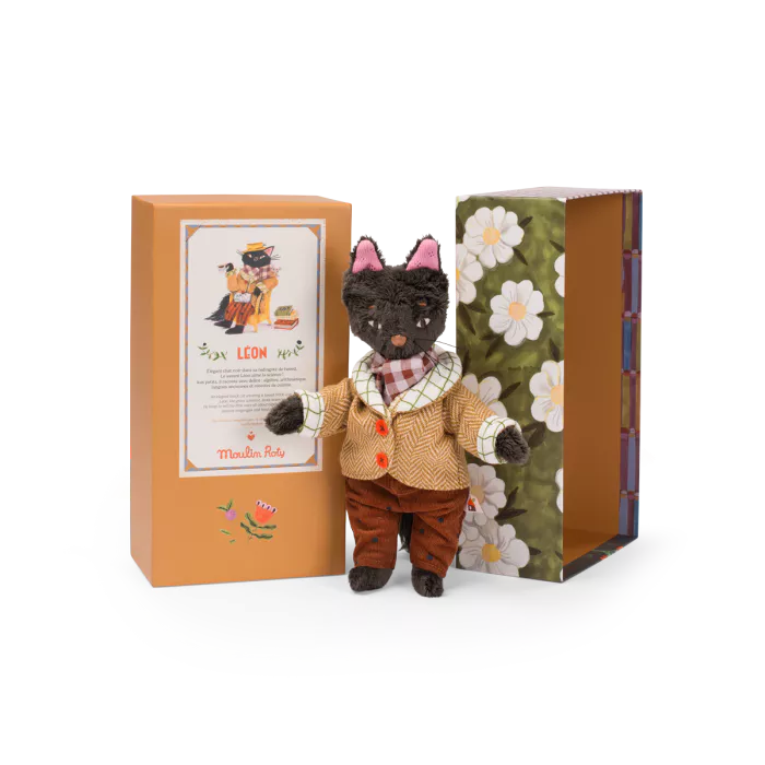 Peluche Léon le chat "Les Minouchkas"