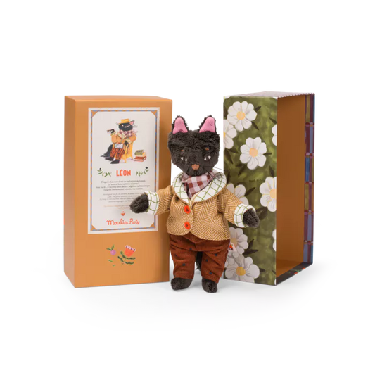 Peluche Léon le chat "Les Minouchkas"
