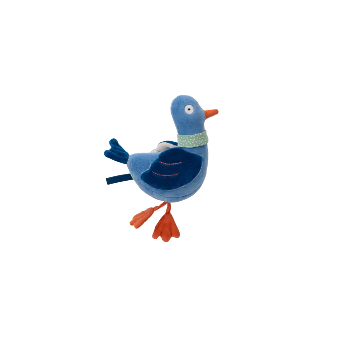 Poupée hochet pigeon Michel - Puce & Pilou