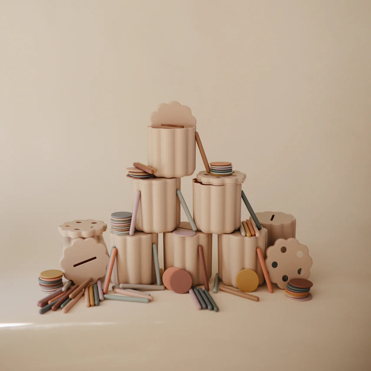 Ensemble de tri de pièces et de tubes