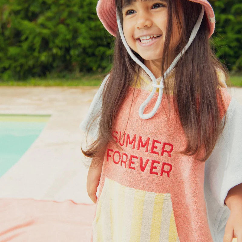 Poncho éponge Summer Forever Rose