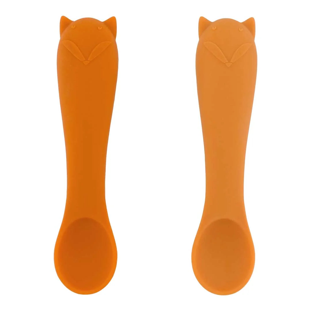 Premières cuillères pour bébé 2-pack - Mr. Fox