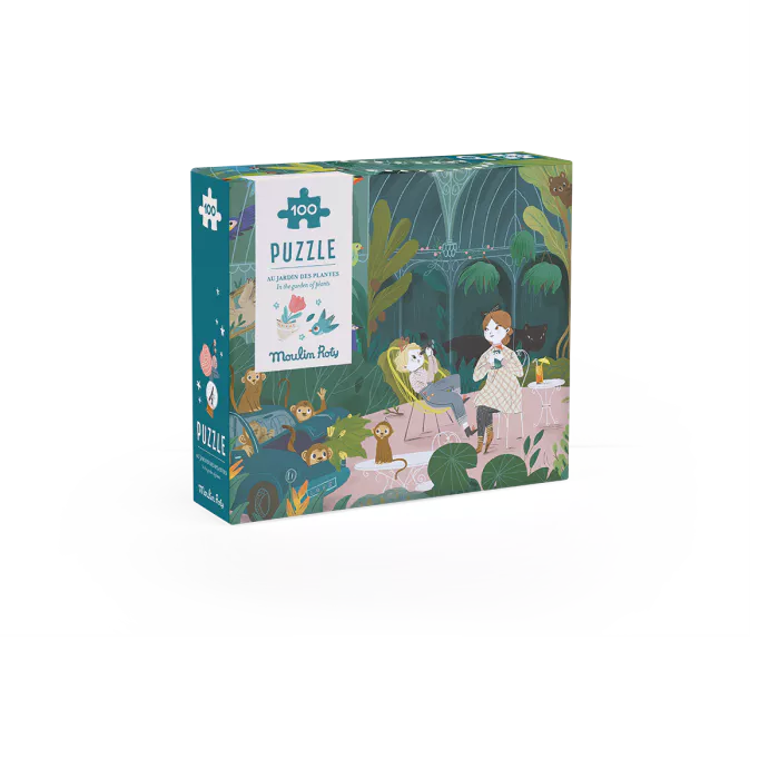 Puzzle - Au jardin des plantes (100 pcs)