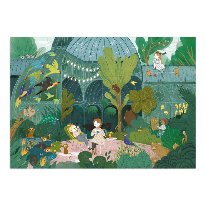 Puzzle - Au jardin des plantes (100 pcs)