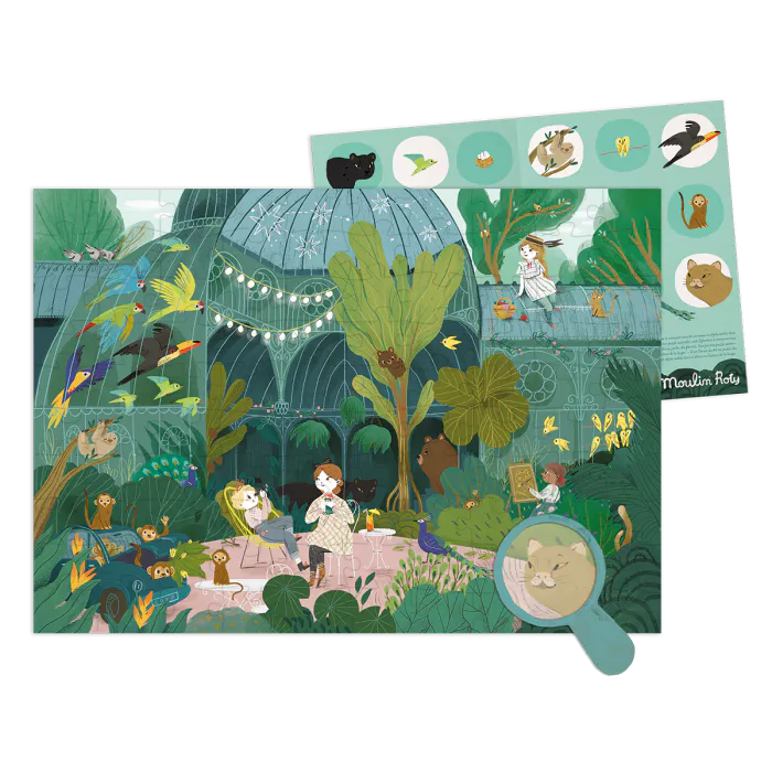Puzzle - Au jardin des plantes (100 pcs)
