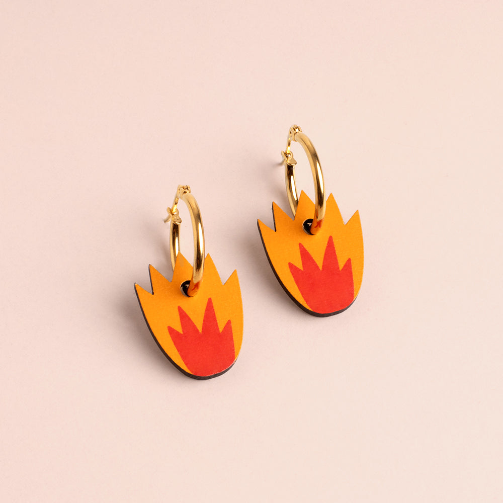 Fire earrings