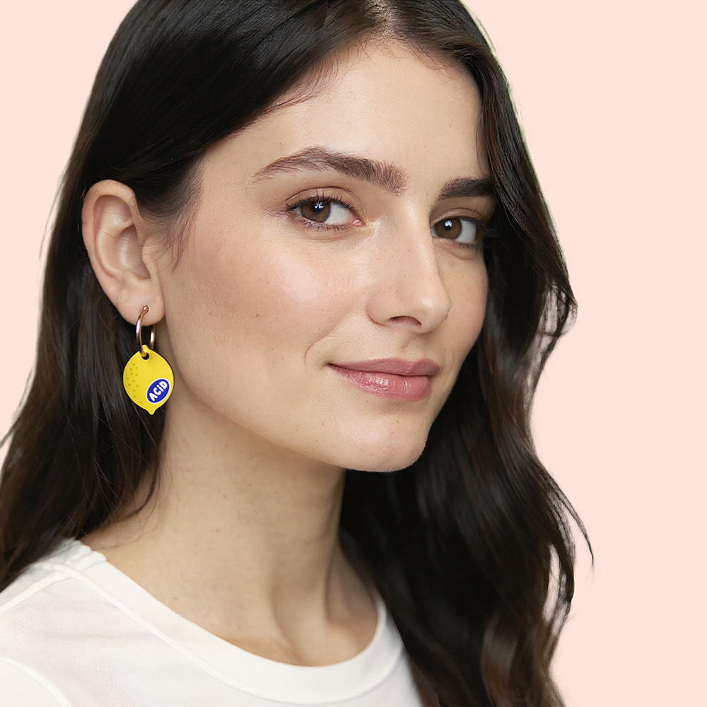 Lemon earrings