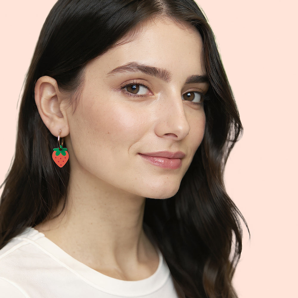 Strawberry earrings