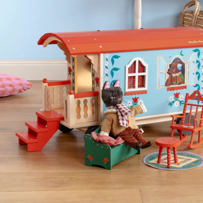 Roulotte en bois - Les Minouchkas