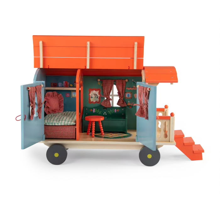 Roulotte en bois - Les Minouchkas