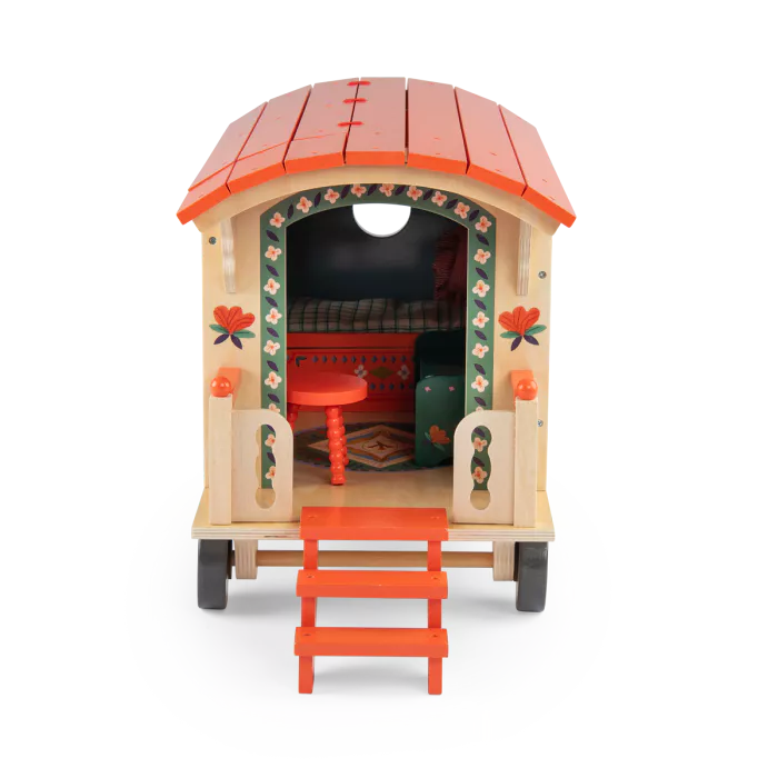 Roulotte en bois - Les Minouchkas