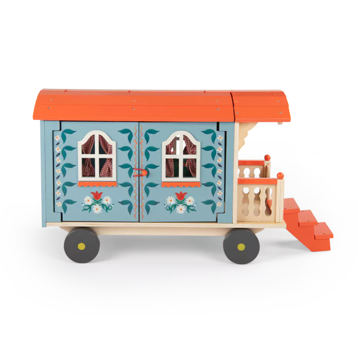 Roulotte en bois - Les Minouchkas