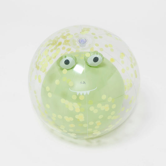 Ballon de plage gonflable 3D grenouille